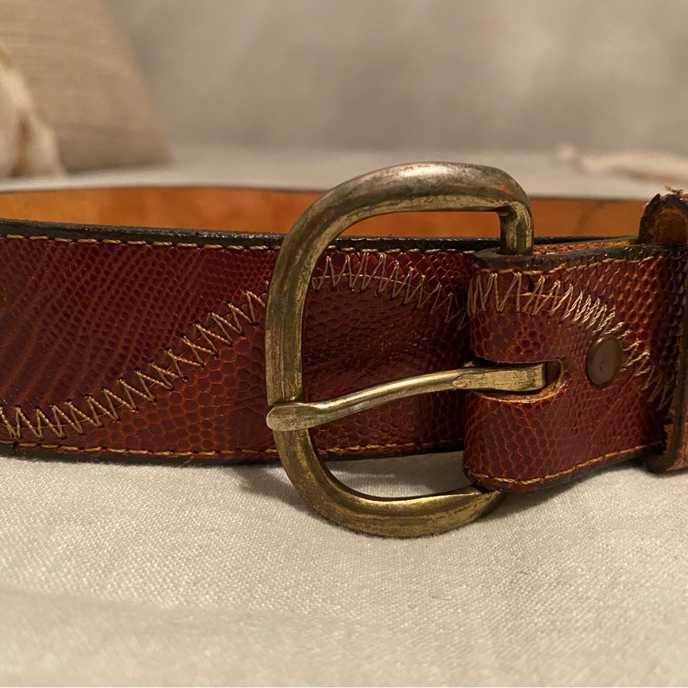 Genuine Lizard Belt -no wear